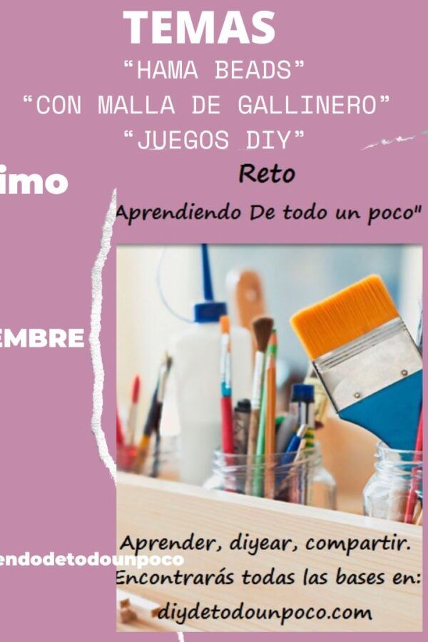nueva edición reto manualidades